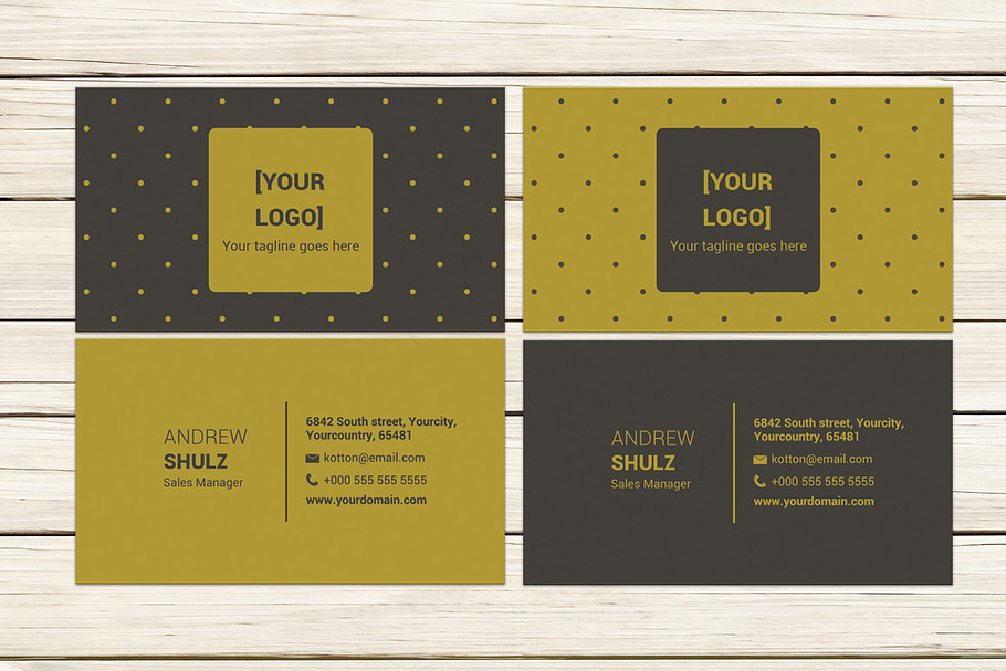 Clean Modern Business Card Template in Flyer Templates - product preview 8
