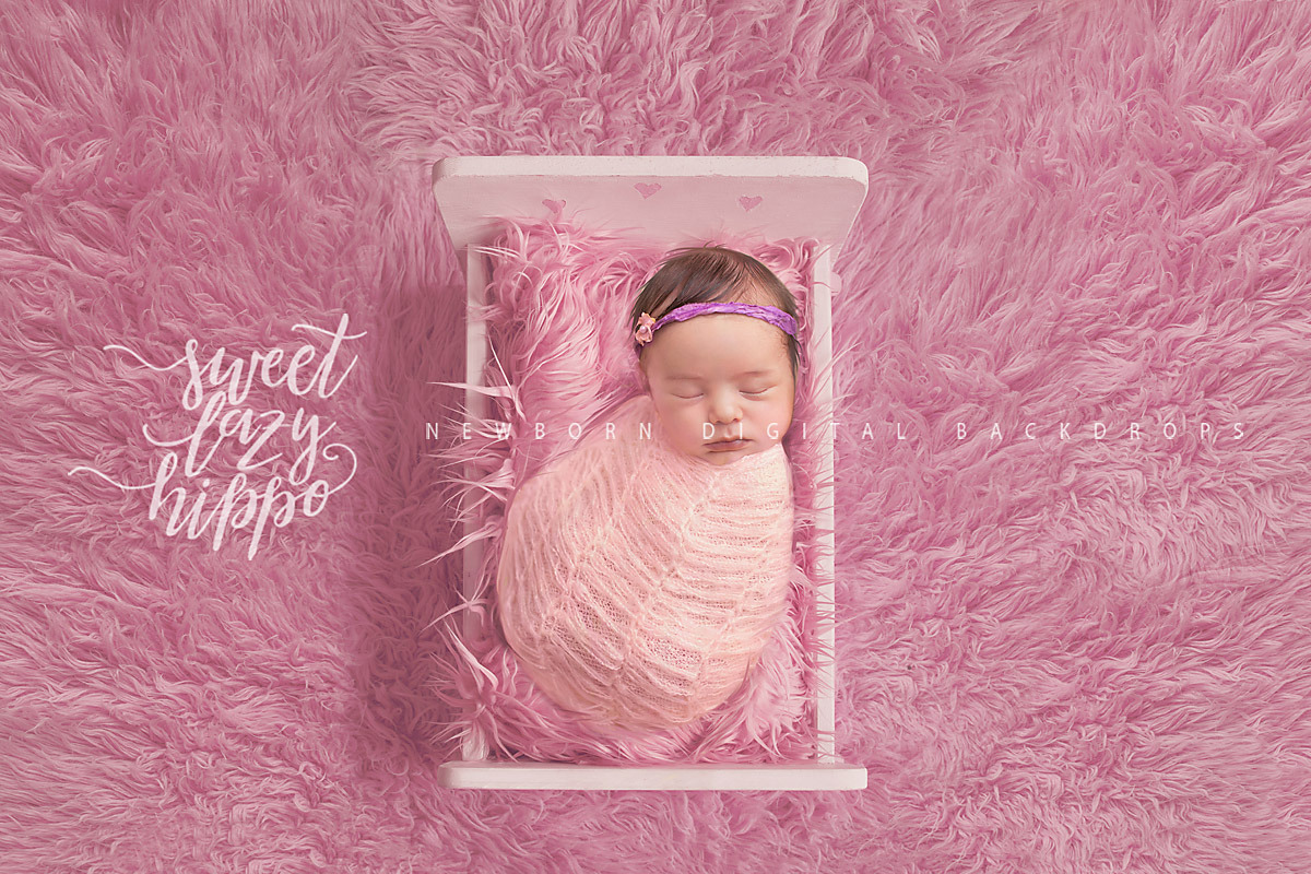 Newborn Digital Backdrop for Girls in Add-Ons - product preview 8