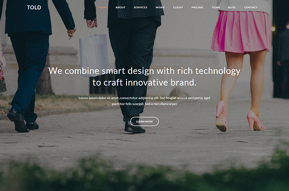 Told - Multipurpose Landing Pack in Bootstrap Themes - product preview 3