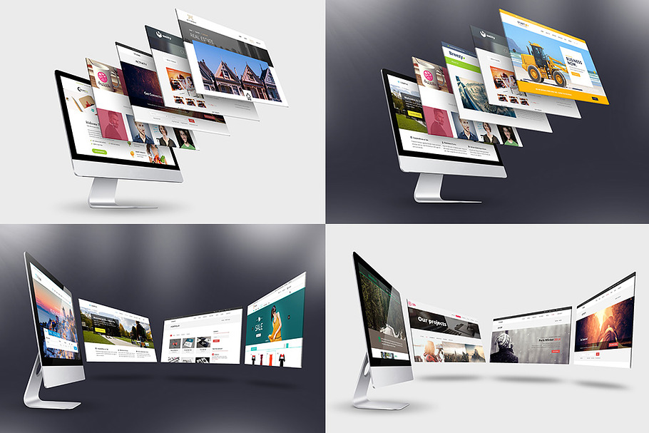 iMac Mock-Up 02 in Mobile & Web Mockups - product preview 8