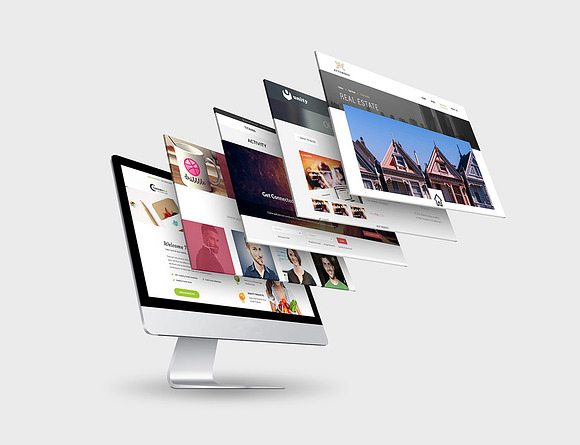 iMac Mock-Up 02 in Mobile & Web Mockups - product preview 1