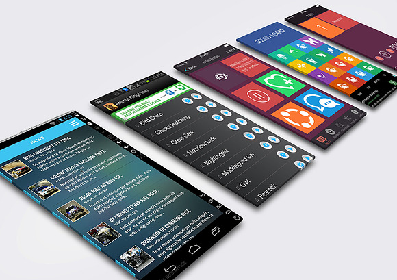 Mobile App Mock-Up 2 in Mobile & Web Mockups - product preview 3