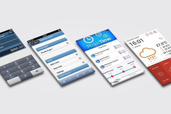 Mobile App Mock-Up 2 in Mobile & Web Mockups - product preview 5