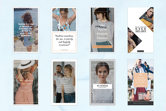 Fashion Instagram Stories Templates  in Instagram Templates - product preview 2