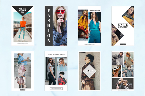 Fashion Instagram Stories Templates  in Instagram Templates - product preview 3