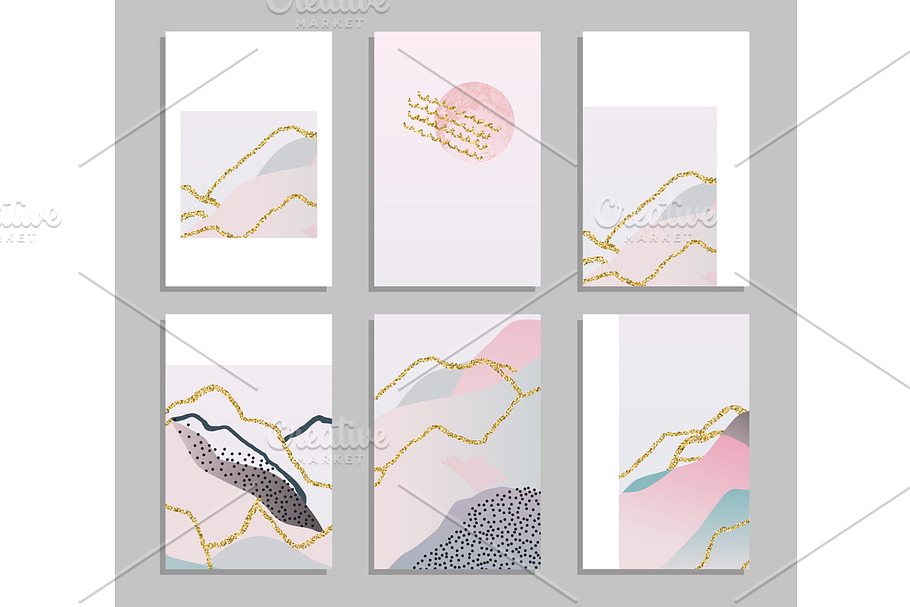 Abstract Cards in Card Templates - product preview 8