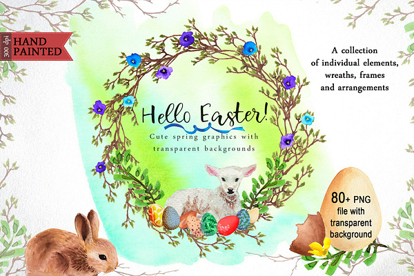 Hello Easter! - decoration pack
