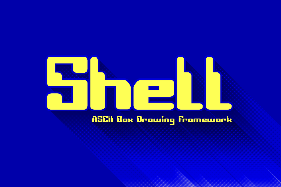 Shell - ASCII Box Drawing Framework