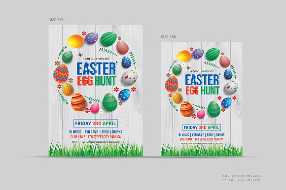 Easter Egg Hunt Party Flyer in Flyer Templates - product preview 1