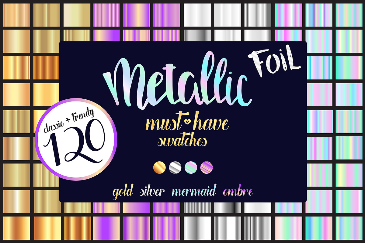 120 Metallic foil must-have swatches in Textures - product preview 8