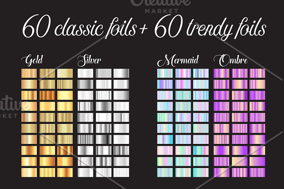 120 Metallic foil must-have swatches in Textures - product preview 1
