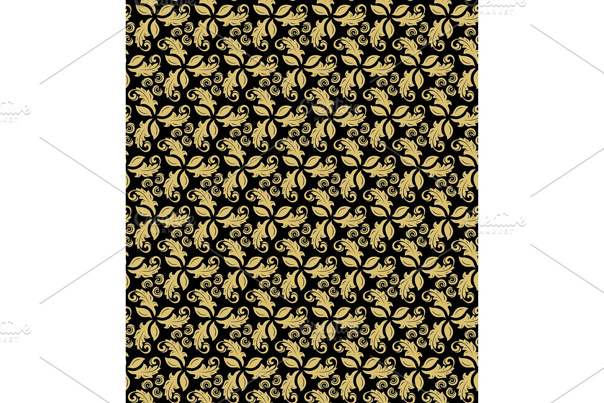 Floral Fine Seamless Vector Pattern in Patterns - product preview 8