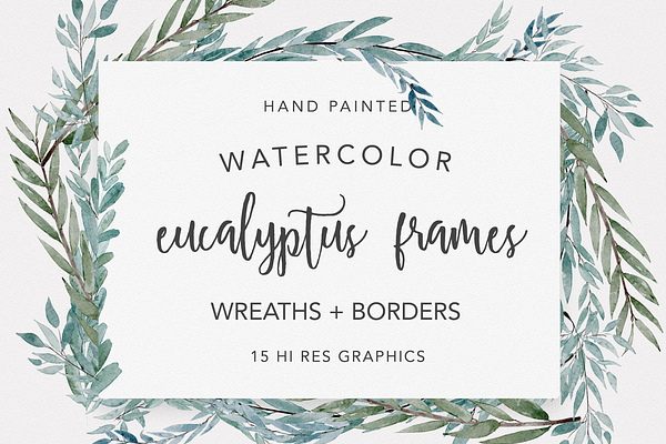 Eucalyptus Wreaths & Frames 