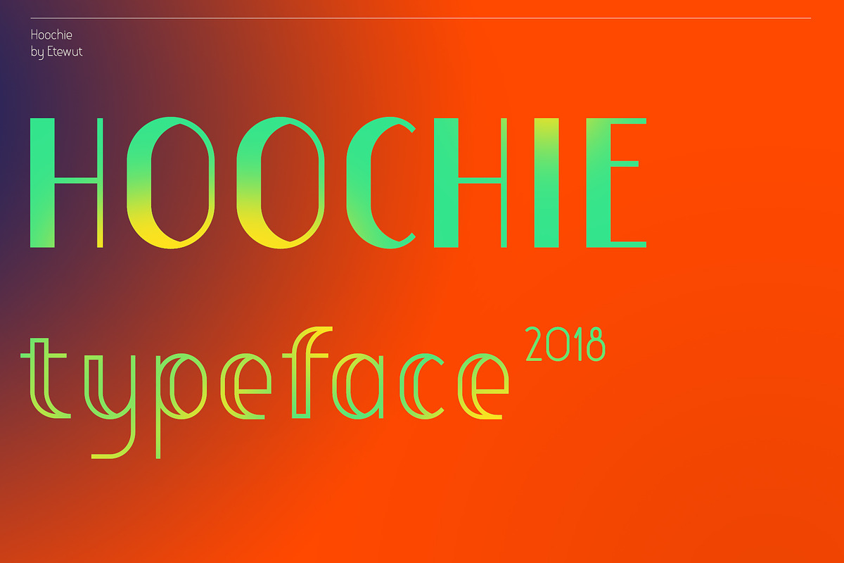 Hoochie in Display Fonts - product preview 8
