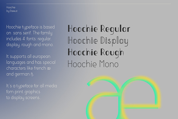 Hoochie in Display Fonts - product preview 1