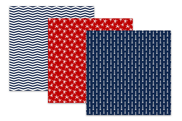 Nautical Digital Paper Backgrounds in Textures - product preview 2
