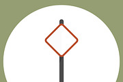 Illustration of blank sign vector