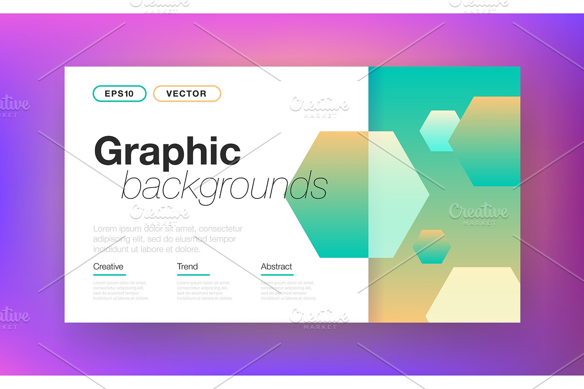 Abstract vector layout background in Illustrations - product preview 8