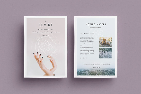 LUMINA Flyer Template in Flyer Templates - product preview 2