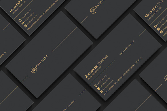 Premium Business Card in Business Card Templates - product preview 2