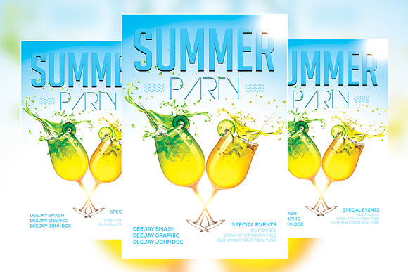 Summer Flyer in Flyer Templates - product preview 1