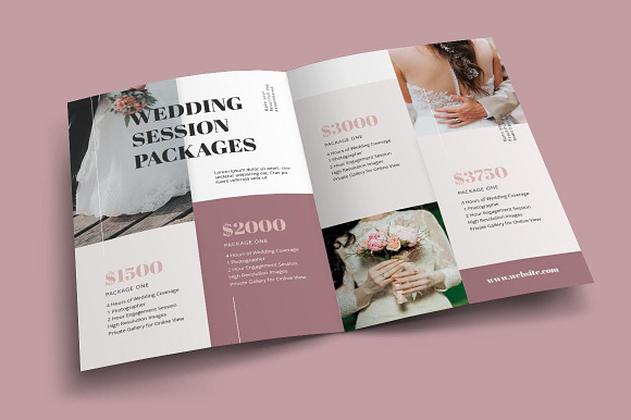 Bifold Pricing Photograph Brochure in Brochure Templates - product preview 2