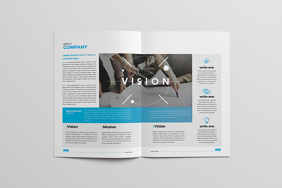 Annual Report Brochure  in Brochure Templates - product preview 4