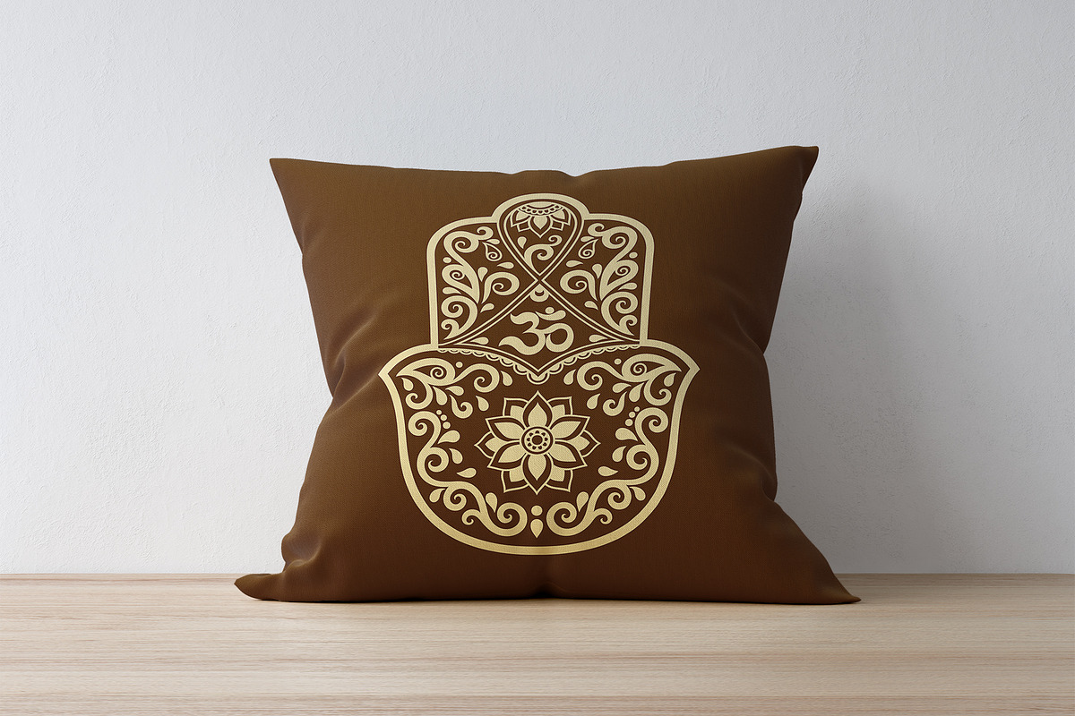 Set of patterns with mantra OM in Objects - product preview 8