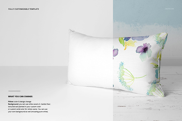 Fabric Factory v5 Rectangular Pillow in Product Mockups - product preview 4
