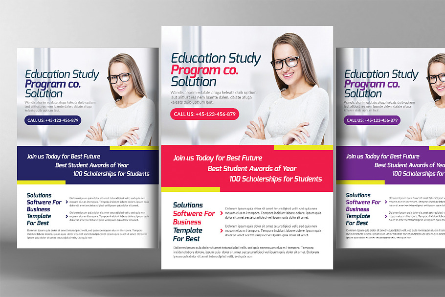 University Education Flyer in Flyer Templates - product preview 8