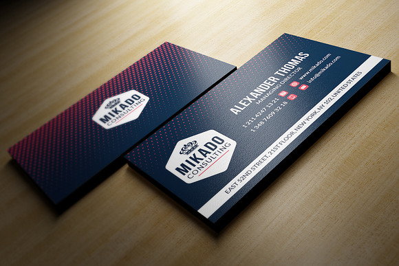 Stylish Business Card in Business Card Templates - product preview 1