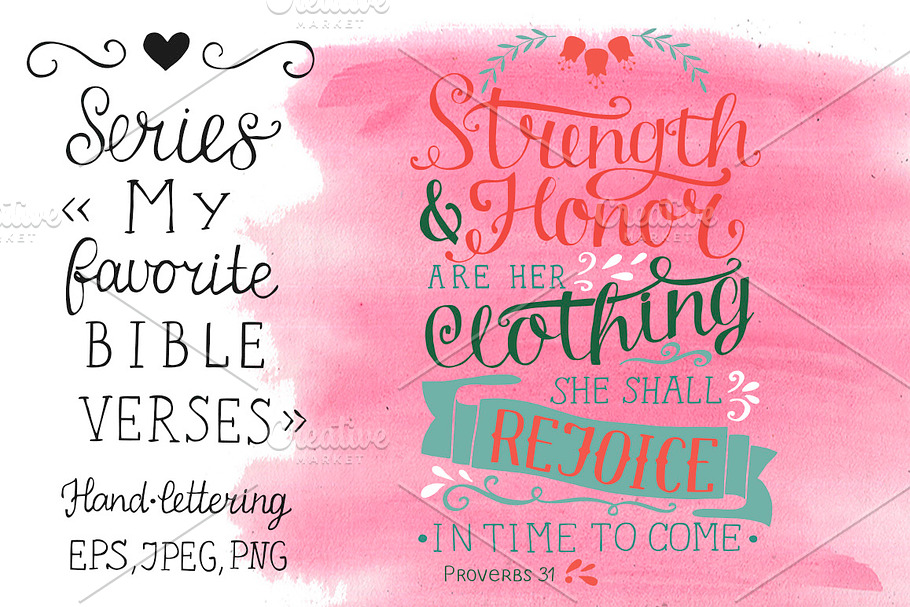 My favorite Bible verses HerClothing in Illustrations - product preview 8