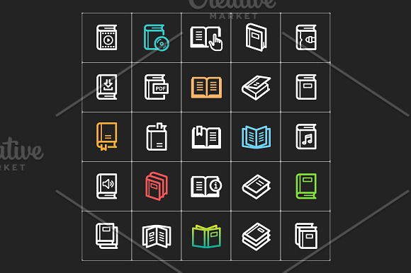 Book Mini Icon in Graphics - product preview 2