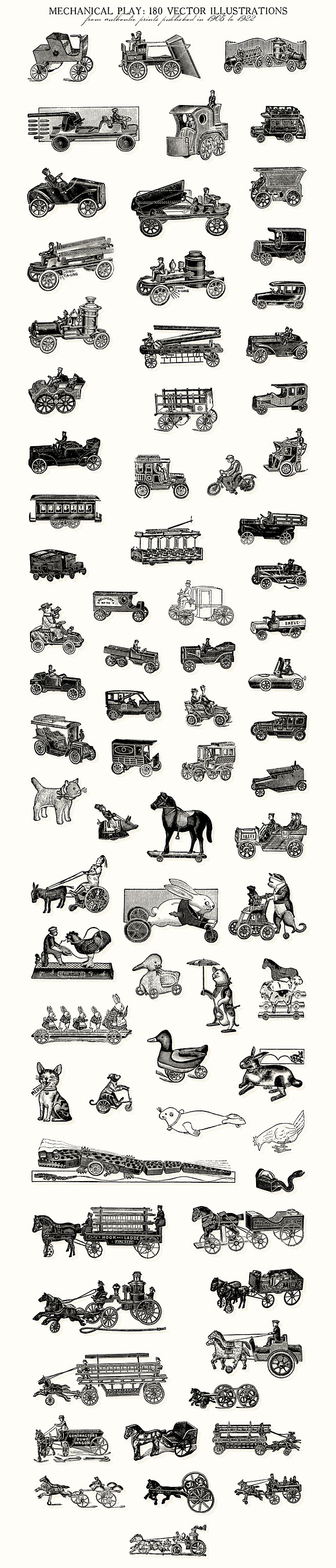 Mechanical Play: 180 Vintage Toys in Illustrations - product preview 6