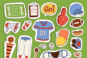 American football player icons