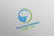 Cleaning Service Eco Friendly Logo 2