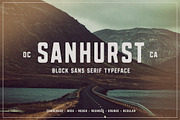 Sanhurst Sans Serif - 8 Font Family