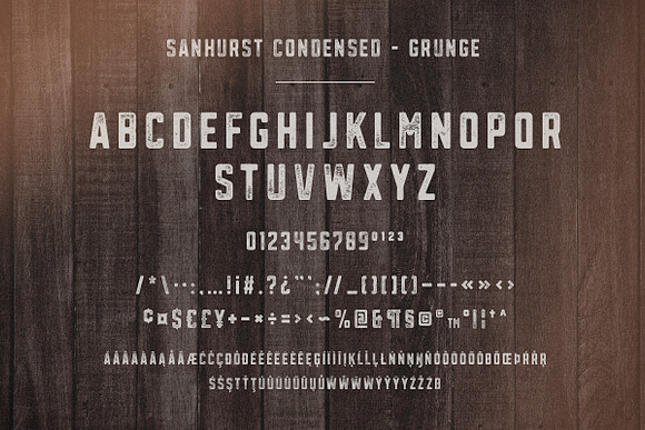 Sanhurst Sans Serif - 8 Font Family in Block Fonts - product preview 5
