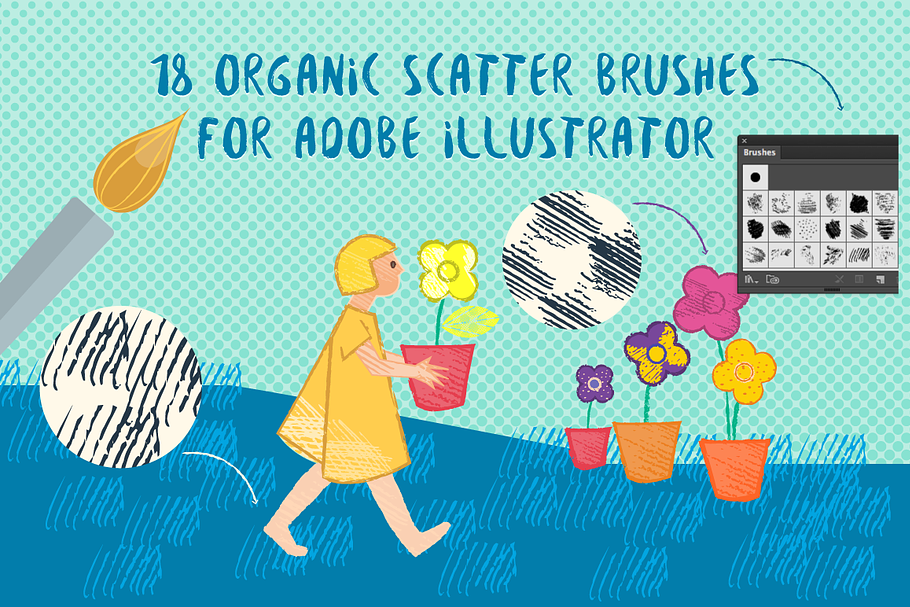 18 Scatter Brushes in Photoshop Brushes - product preview 8