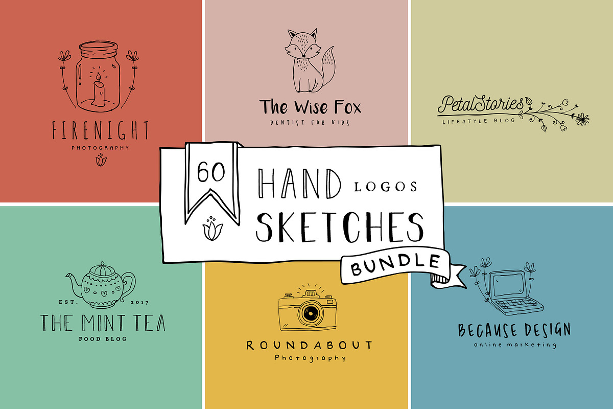 Handmade Logo Bundle Premade Vol 1. in Logo Templates - product preview 8