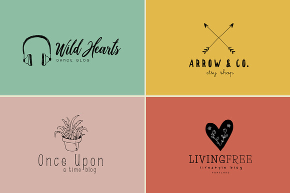 Handmade Logo Bundle Premade Vol 1. in Logo Templates - product preview 4