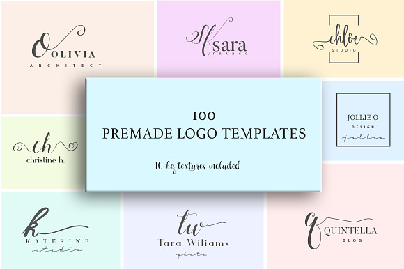 Ichic Premade Logo Templates Pack in Logo Templates - product preview 22