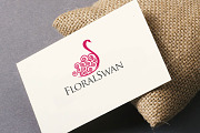 Floral Swan Logo