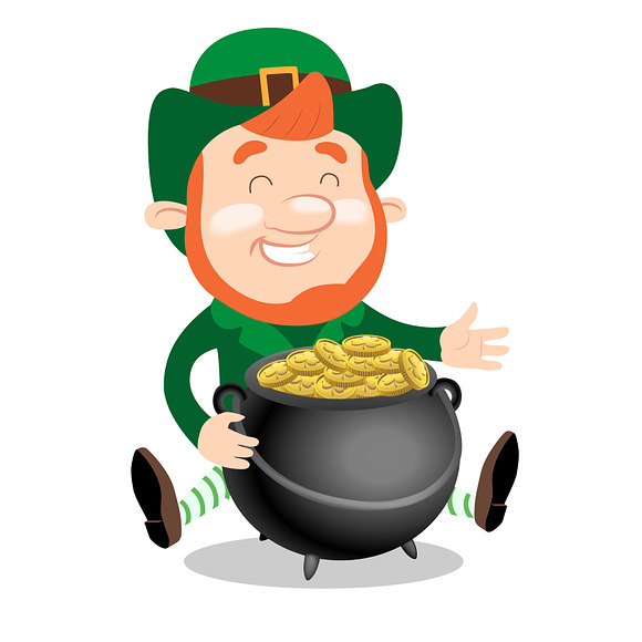 Leprechaun Set for St. Patricks day in Illustrations - product preview 2