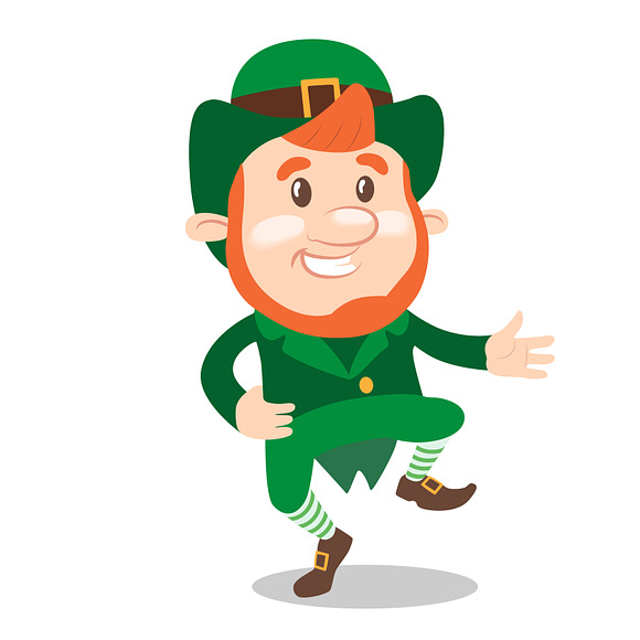 Leprechaun Set for St. Patricks day in Illustrations - product preview 3