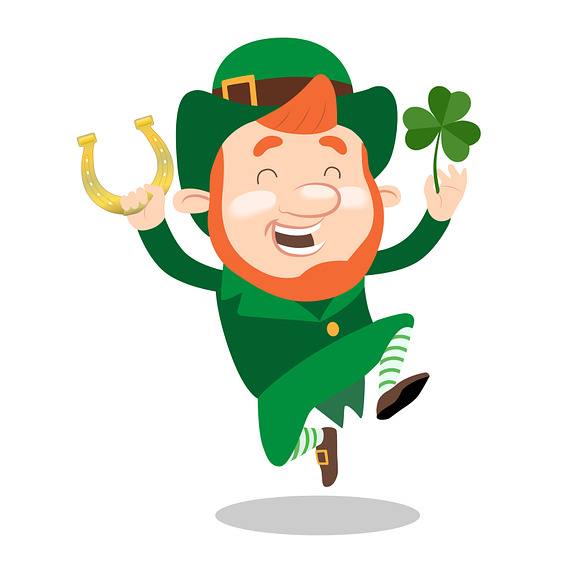 Leprechaun Set for St. Patricks day in Illustrations - product preview 5
