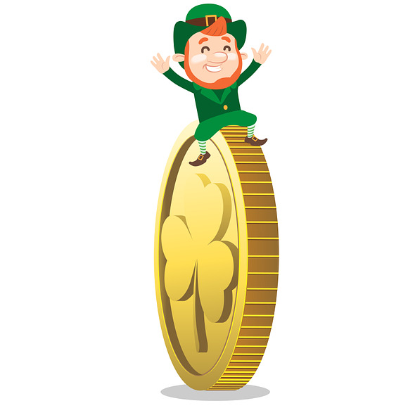 Leprechaun Set for St. Patricks day in Illustrations - product preview 7