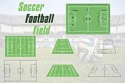 Football Soccer Field Court
