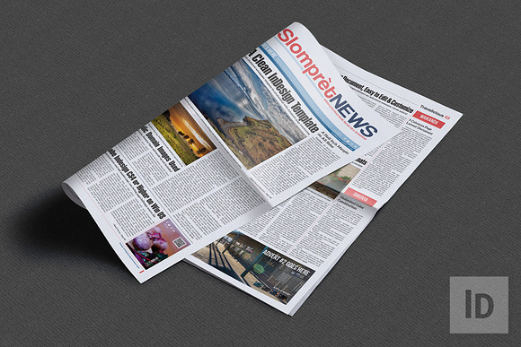 Slompret Newspaper Template in Magazine Templates - product preview 14