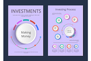 Investments and Investing Process Infographics